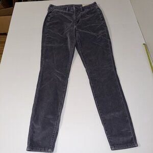 American Eagle Hi Rise Legging Corduroy Womens Size 6 Super Stretch Pants NEW